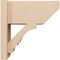 Ekena Millwork 7 1/2-in W x 14-in D x 14-in H Balboa Slat Rough Cedar Woodgrain TimberThane Outlooker, Primed Tan OUTUR075X14X14BOA24RCPR - alternate 4